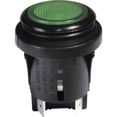 Immagine di Interuttore A pressione 250 V/AC 16 2 x Off / On interBär IP65 Permanente 1 pz.