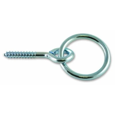 Immagine di Chapuis 44557Z Anello di scuderia a vite Acciaio zincato M7 Diametro interno 50 mm Lunghezza