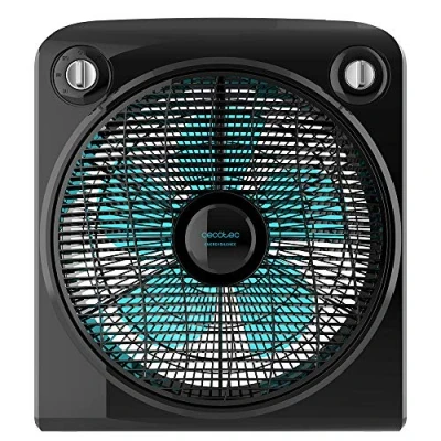 Immagine di Cecotec EnergySilence 6000 PowerBox Ventilatore da pavimento. 50 W, 5 Lame 30 cm di diametro, 3 Velocità, Motore in Rame (Nero)