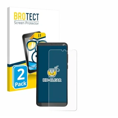 Immagine di brotect Pellicola Protettiva per Brondi Amico XL Protezione Schermo (2 Pezzi) [Trasparente, Anti Impronte]