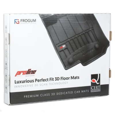 Immagine di FROGUM 3D408593 Set tappetino Gomma anteriore e posteriore 4 nero