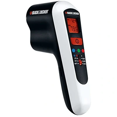 Immagine di BLACK+DECKER RILEVATORE TERMICO: RILEVAZIONE DI SPIFFERI FREDDI E CALDI DISPLAY DIGITALE PER LETTURA TEMPERATURA SENSORE RAGGI INFRAROSSI BATTERIA 9V TLD100 XJ