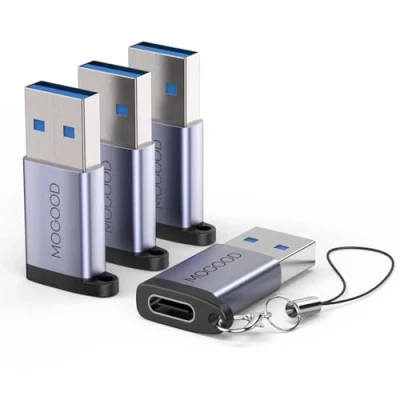Immagine di MOGOOD Adattatore USB C Femmina a Maschio, Connettore Cavo per Magsafe Watch iPhone11 12 13 14 Pro Max,SE, Samsung Galaxy S23, S22, S21 …