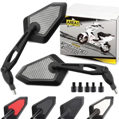 Immagine di Set di specchietti retrovisori compatibili con Super Soco CPX, CU X, TC, TC Max, TS X (V32)