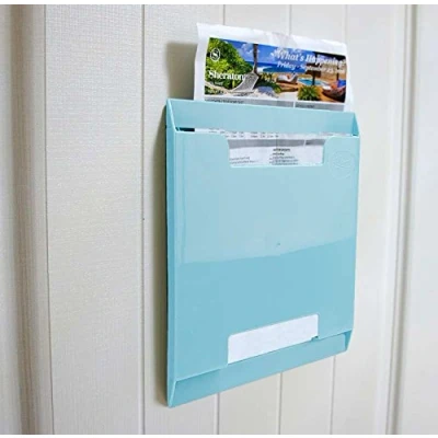 Immagine di Office Home, confezione da 2 portadocumenti verticali appendere alla parete, con tasca singola, per lettere e opuscoli