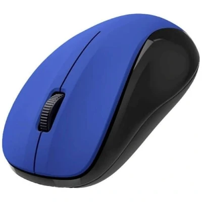 Immagine di Hama mouse senza fili (3 tasti, 2,4 GHz, 1200 dpi, ottico wireless, per computer portatile/PC/notebook, silenzioso, batteria destrorsi, mancini, ricevitore USB, blu