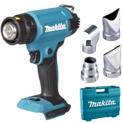Immagine di Makita DHG181ZK Soffiatore ad aria calda a batteria senza batteria, caricatore, incl. valigia