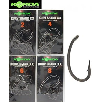 Immagine di Korda Kurv Shank XX Size 8 Karper haken