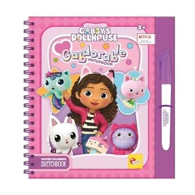 Immagine di Gabby&#039;s dollhouse sketchbook gabdorable waterbook in display 8