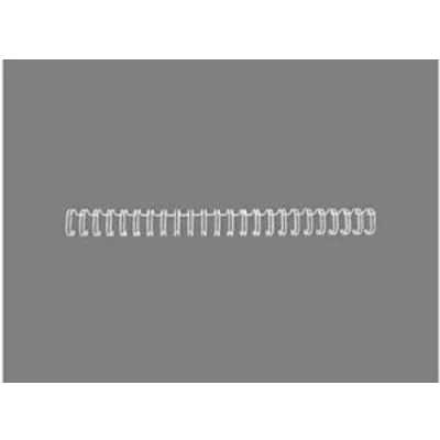 Immagine di GBC Dorsi metallici A5 34anelli 8mm 250pz Bianco RE510570