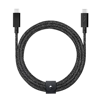 Immagine di Native Union Cavo Belt Tipo C Pro USB a 2,4m di Ricarica Ultra Rinforzato per iPhone 16, 16 Max, MacBook 14&quot;/16&quot; M2, Air 15&quot; iPad (Cosmos)