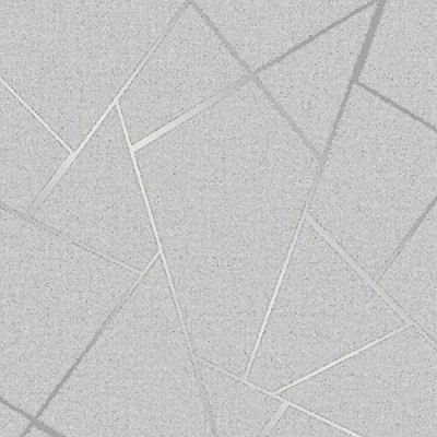 Immagine di Fine Décor FD42280 Carta da parati, con effetto geometrico, colore argento