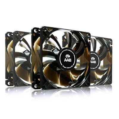 Immagine di AABCOOLING Super Silent R8 Una Silenziosa e Molto Efficiente 80mm Ventola per Case PC, Raffreddamento 12V Fan, 8cm Ventole, 3 Pin, Aspirazione, 9V Adattatore Pezzi 8,9 Db (A)