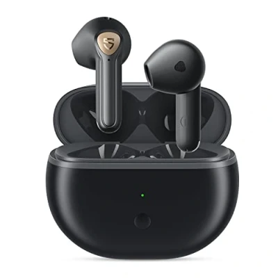 Immagine di SoundPEATS Cuffie Bluetooth Wireless Hi Res Audio Codec LDAC Semi in ear, 5.3, Controllo APP, Driver da 14,2 mm, 20 Ore di Riproduzione