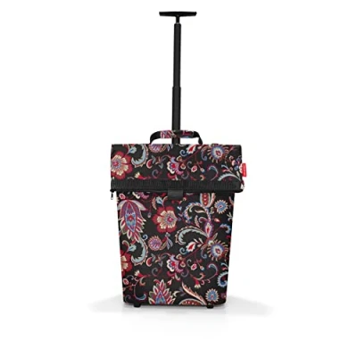 Immagine di Reisenthel Trolley M Frame Paisley Black Carrello per la spesa portatile con robusto telaio in alluminio Realizzato materiale impermeabile
