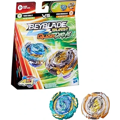 Immagine di 2 trottole Beyblade Burst Quad Drive Katana Muramasa M7 VS Vanish Cobra C7 [Hasbro]