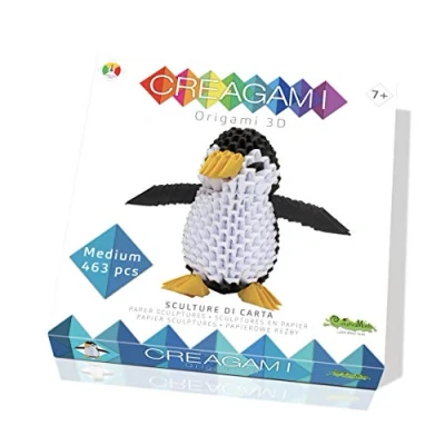 Immagine di CreativaMente Creagami Pinguino Gioco di Creativita Origami Modulari, Multicolore, One Size, 721