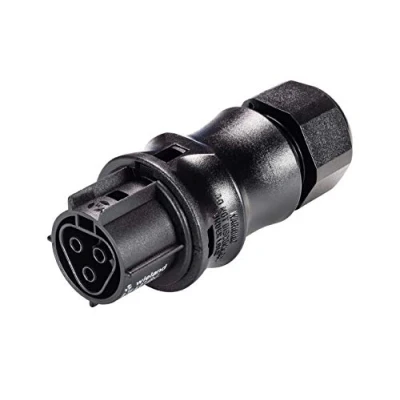 Immagine di Wieland 96.031.4153.1 connettore Gesis IP68, 3 poli H svolgimento vite Pressa 10 14 mm, colore: nero