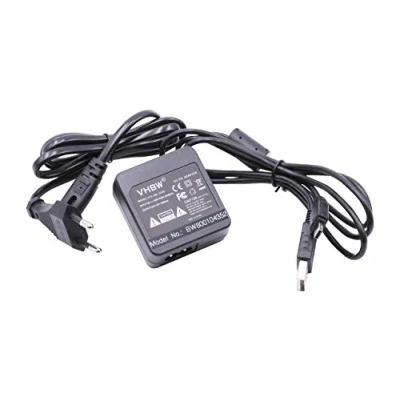 Immagine di vhbw alimentatore, cavo di alimentazione compatibile con Casio Exilim EX Z85, Z80, Z90, Z9 fotocamera, SLR 0,5 m