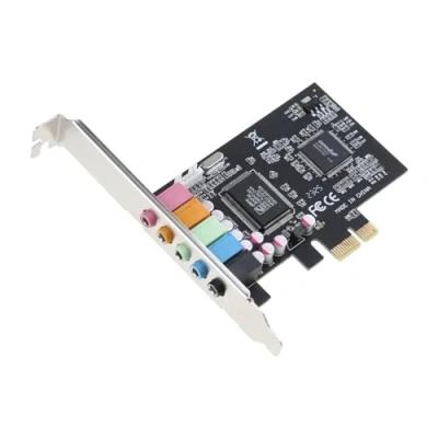 Immagine di Scheda audio PCIe 5.1 interna con staffa a basso profilo PCI e stereo 3D CMI8738 Chip 32/64 Bit per PC Windows 10