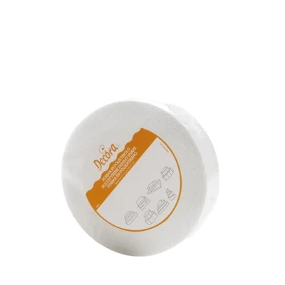 Immagine di Decora 0173813 Basi tonde in polistirolo ideali per esercitazioni e realizzare torte a piani dall&#039;aspetto perfetto, Dim. Ø 20 X H 10 CM