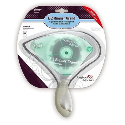Immagine di Scrapbook Adhesives by 3L E Z Runner Grand Dots Repositionable, Polietilene tereftalato, Clear, 42M