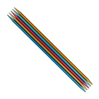 Immagine di Addi Colibri 204 7 Hb Ferri per lavorare a maglia, doppia punta, multicolore, 20 cm/ 2,5 mm