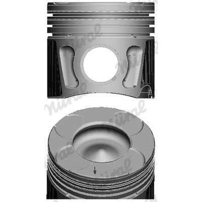 Immagine di NÜRAL 87 435700 10 Pistone 69,6 con canale raffreddamento, porta fascia elastica