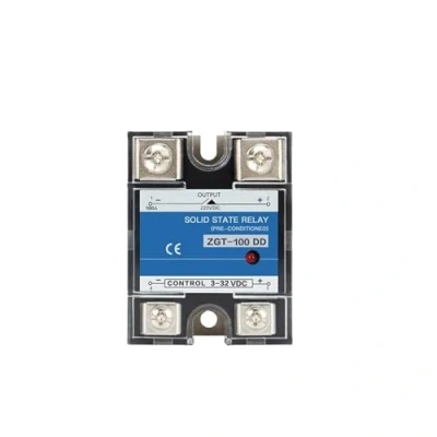 Immagine di OURNXI relè 60A 80A 100A DD SSR monofase Controllo DC dissipatore di Calore 12V 24V 32V a 5V 110V 220VDC 100DD 60DD 80DD Stato Solido DD(100DD)