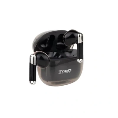 Immagine di TOOQ TQBWH 0054B cuffie Bluetooth wireless ONYX con microfono custodia di ricarica, per iPhone/iOS/Android, Nero