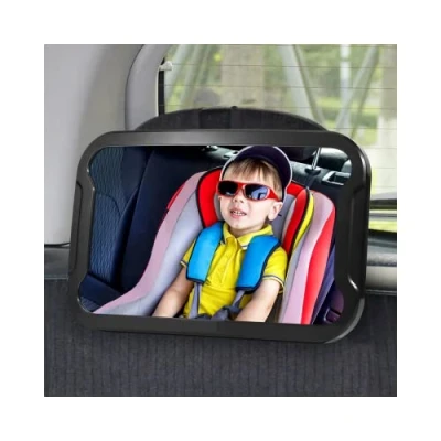Immagine di Vinabo Specchietto Retrovisore Bambini, Grande, Auto, 360 Infrangibile, Interno per Sedile Posteriore