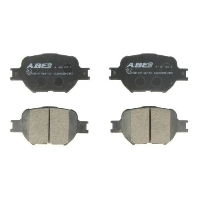 Immagine di ABE C12092ABE Kit pastiglie freno Assale anteriore Non predisposto per contatto segnalazione usura TOYOTA: Corolla IX Hatchback