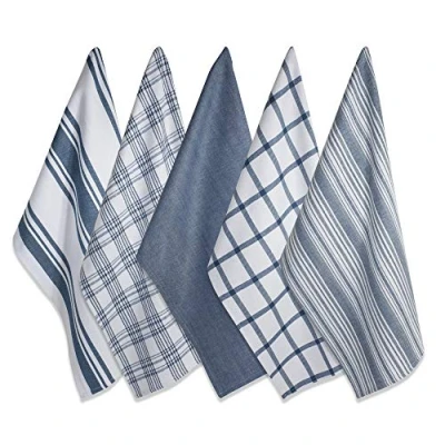 Immagine di DII Vari Tessuti in Cotone, Blu Pietra, 45,7 x 71,1 cm