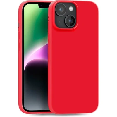 Immagine di MyGadget Cover per iPhone 14 Custodia Protettiva in Silicone Morbido Case TPU Flessibile Ultra Protezione Antiurto &amp; Antigraffio Rosso