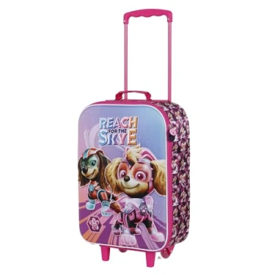 Immagine di Karactermania PAW Patrol Mighty SOFT 3D Trolley per bambini, Taglia: One Size, Rosa