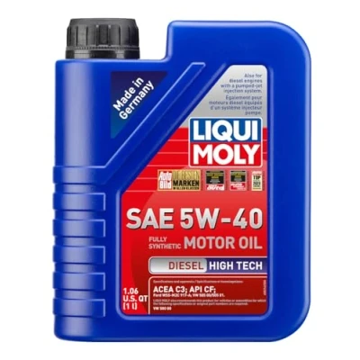 Immagine di LIQUI Moly Diesel High Tech 5W 40 1 l Tecnologia di sintesi Olio Motore Art. n.: 1331