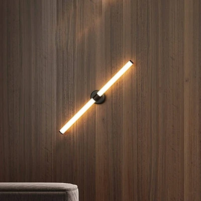 Immagine di Maytoni Applique a LED Axis, colore oro, altezza 63 cm