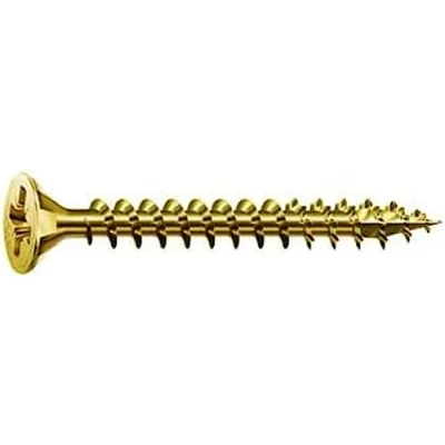 Immagine di Spax, 0/1030/021/3,5/20/ /01, Vite universale, 3,5 x 20 mm, 1000 pezzi, testa svasata, Croce recesso Z, 4Tagliare, filettatura totale, zinco giallo passivato A2L 1081020350205