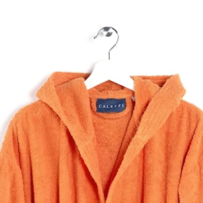Immagine di Caleffi Accappatoio in Cotone Arancio Minorca 75794