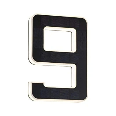 Immagine di PAULMANN 79850 Lampada solare per numero civico 0.20 W Bianco caldo Nero