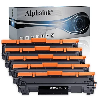 Immagine di alphaink 5 Toner Compatibili per HP 44A CF244A LaserJet Pro M15 M15a M15w M16 M16a M16w M17 M17a M17w, MFP M28 M28a M28w M29 M29a M29w
