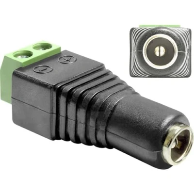 Immagine di Delock 65421 CC (corrente) Adattatore [1x Presa 5,5 1x Conduttore a due fili] Nero 0.00 m