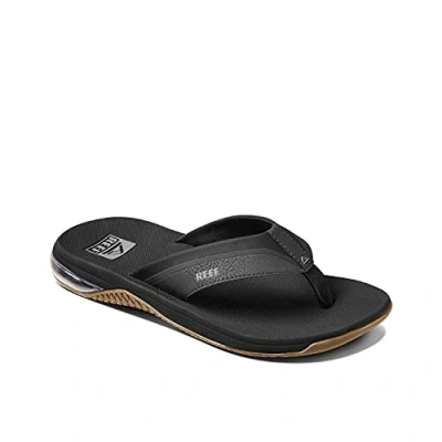 Immagine di Reef Ancora, Infradito Uomo, Nero/Argento, 45 EU