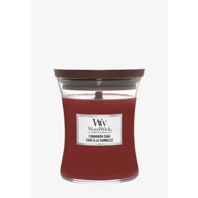 Immagine di WoodWick Scented Candle Medium Cinnamon Chai 11 cm / ø 10