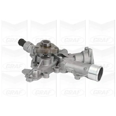 Immagine di GRAF PA958 Pompa acqua con guarnizione meccanico Lamiera d&#039;acciaio per trasmissione cinghia Poly V OPEL: Corsa D Hatchback, Meriva A