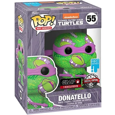 Immagine di Funko Pop! Artist Series: Teenage Mutant Ninja Turtles 2 Raphael Tartarughe Figura in Vinile da Collezione Include una Custodia Protettiva Plastica Premium Idea Regalo