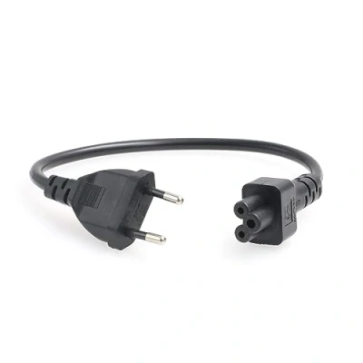 Immagine di HangTon cavo di alimentazione europeo spina CEE7/16 A IEC320 C5 Mickey Mouse per computer portatile AC adattatore 250 V 2,5 12&quot;