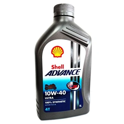 Immagine di Olio motore moto Shell Advance Ultra 10W40 4T API SM/JASO MA2 1 Litro