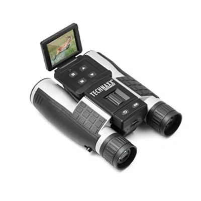 Immagine di Technaxx Binocolo con fotocamera digitale TX 142 12x 25 mm Binoculare Nero / Argento 4863