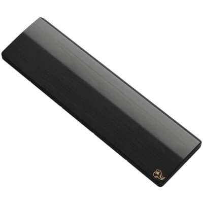 Immagine di Glorious Gaming Wooden Keyboard Wrist Rest (TKL) Frassino bianco, venature medio grandi, liscio, resiste a oli e sudore, pulizia facile, base gomma antiscivolo, 360 x 100 19 mm Onice